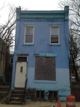 A recent photo of a home on Philadelphia's Natrona Street.
