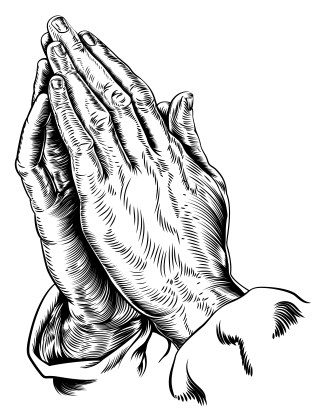 Illustration Hands in Prayer